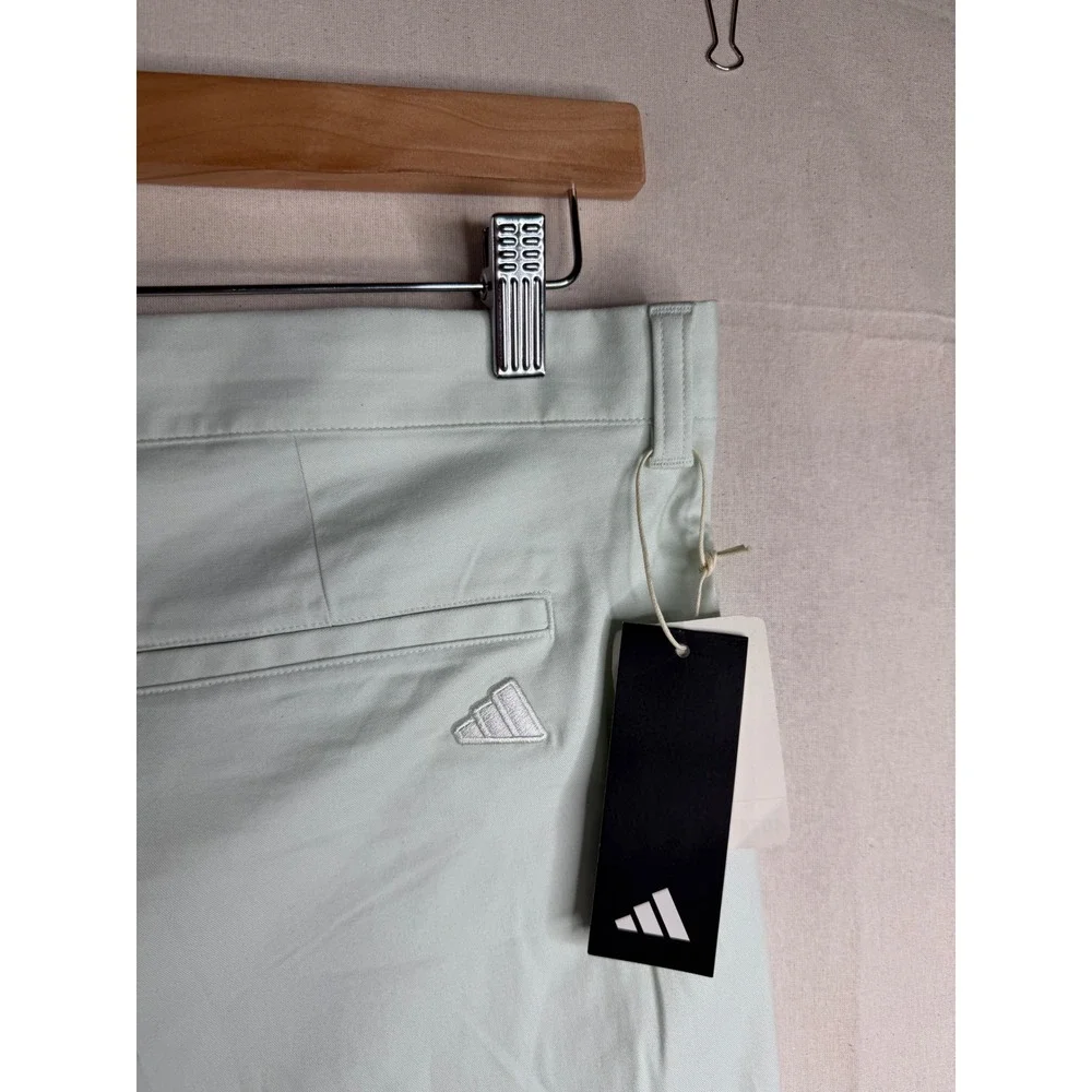 NWT Adidas Men's Golf Primegreen Shorts size 40 Light Green